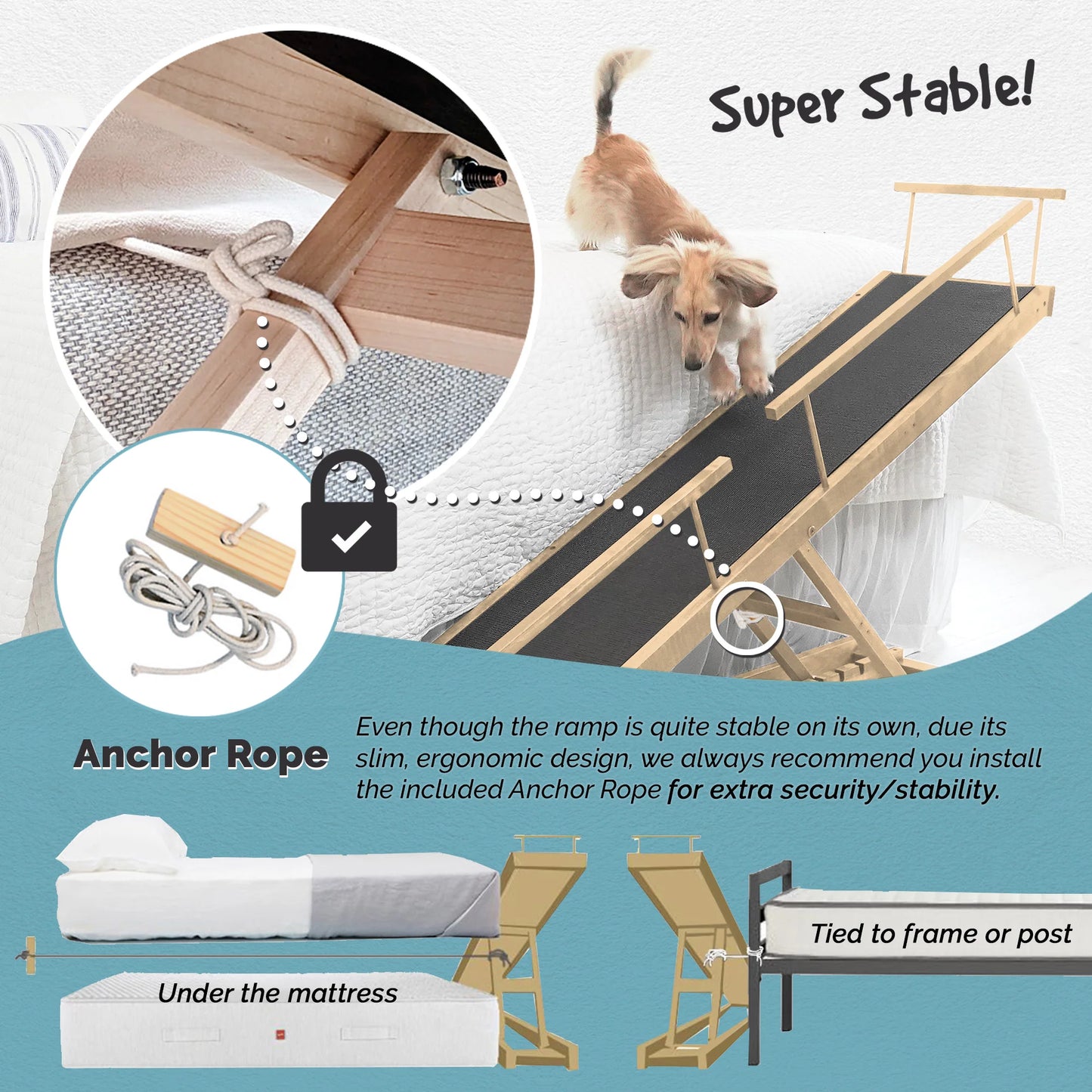 Elevated Comfort: Small Dog Ramp for Easy Bed Access