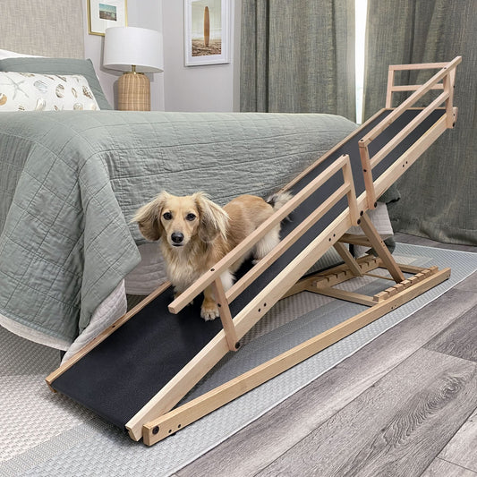 Elevated Comfort: Small Dog Ramp for Easy Bed Access