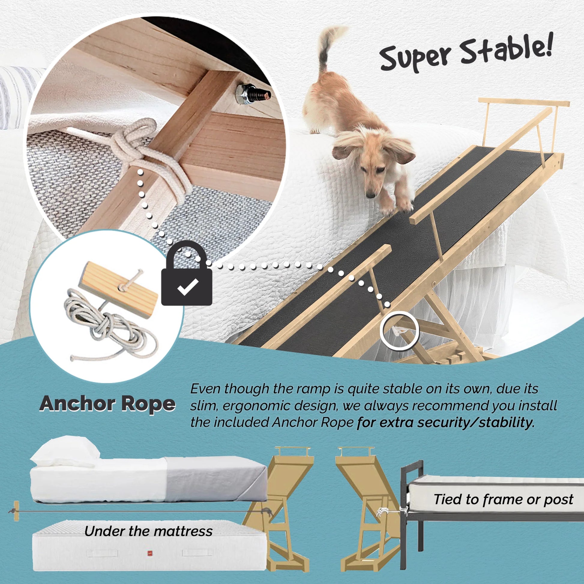 Elevated Comfort: Small Dog Ramp for Easy Bed Access