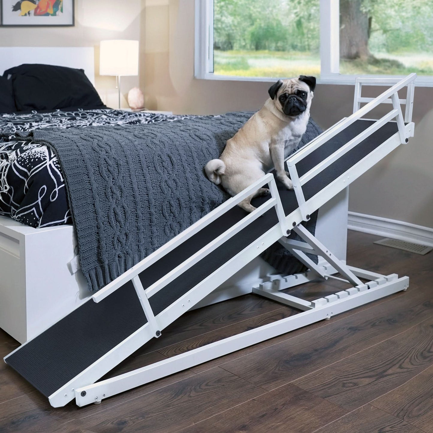Elevated Comfort: Small Dog Ramp for Easy Bed Access