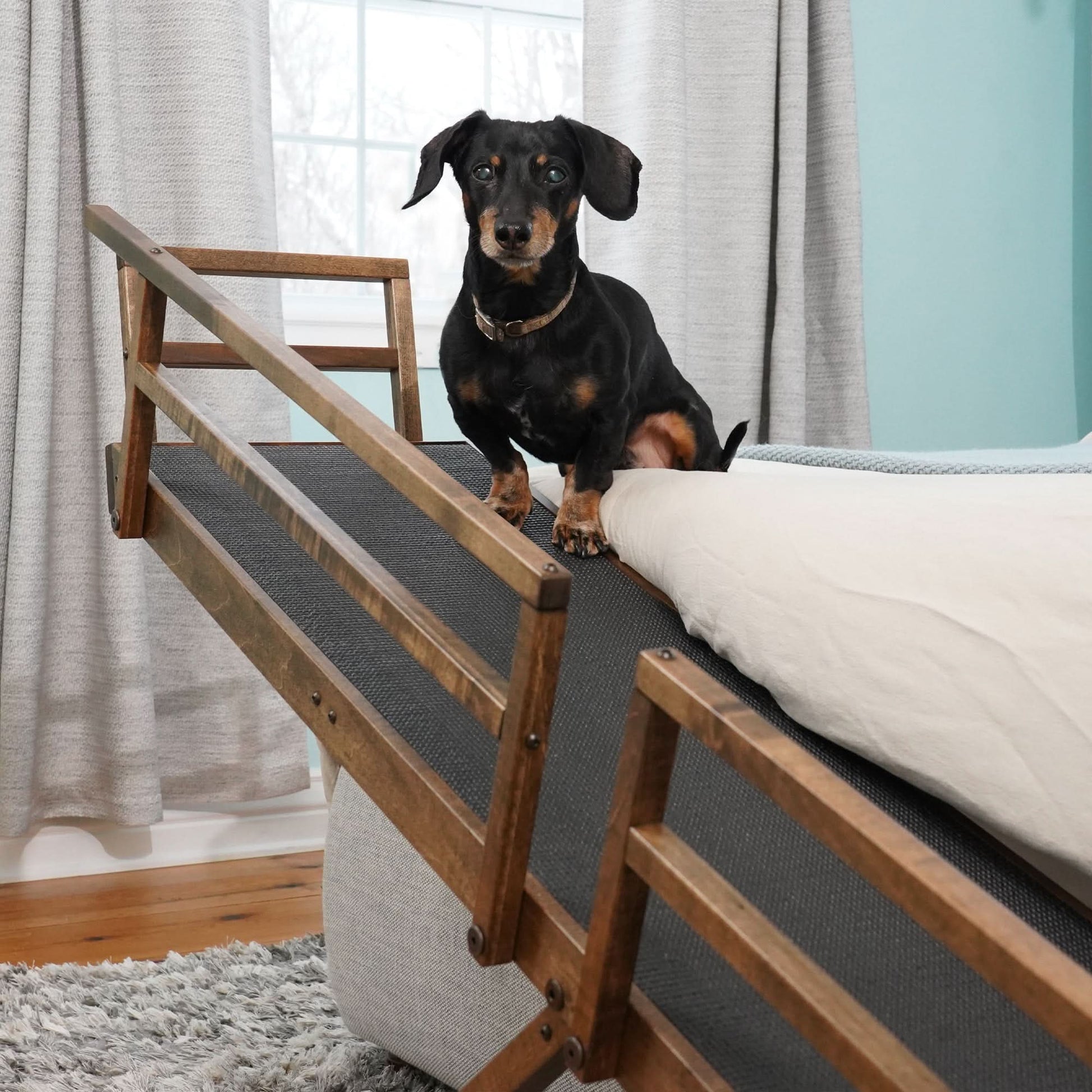 Elevated Comfort: Small Dog Ramp for Easy Bed Access