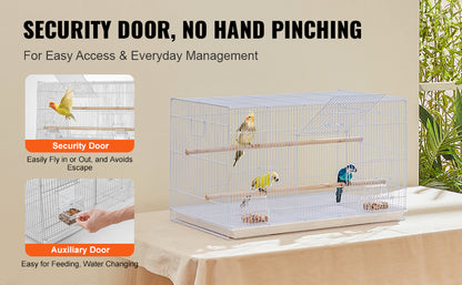 SkyNest™ Premium Flight Cage  Portable, Stackable & Spacious