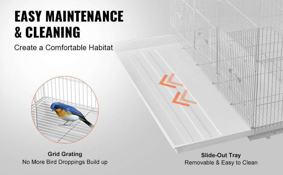 SkyNest™ Premium Flight Cage  Portable, Stackable & Spacious